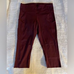 Lululemon Wunder Under Low-Rise Crop 21 Full-On Luxtreme